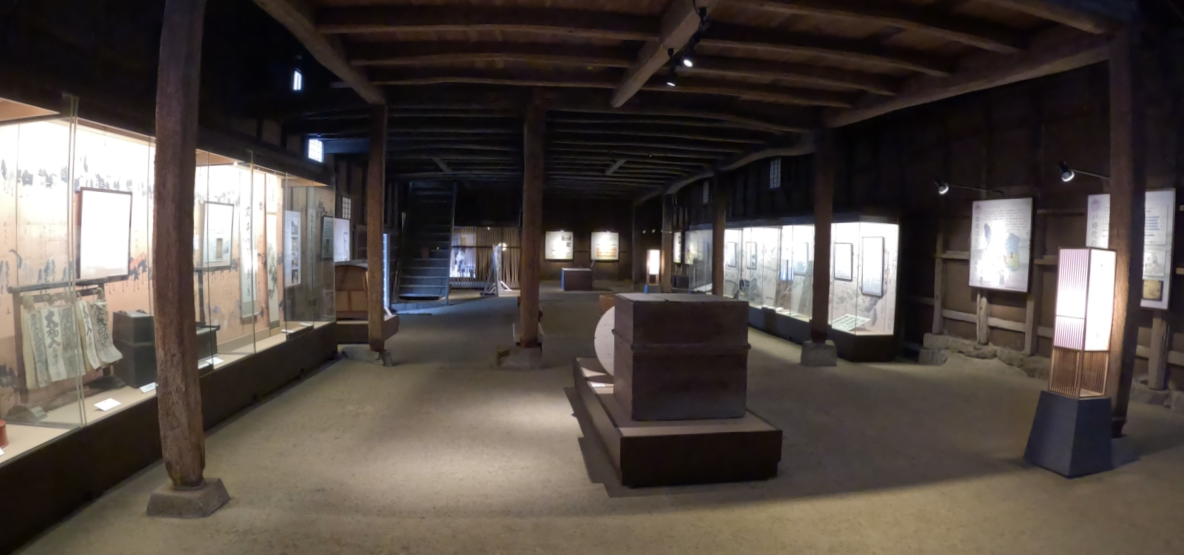 酒造内部の展示物